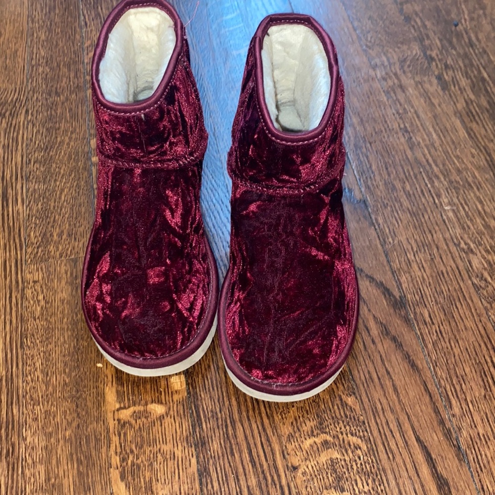 UGG mini Crushed Velvet boots